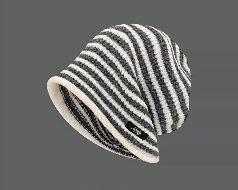 Retro Color Striped Beanies Dreadlocks