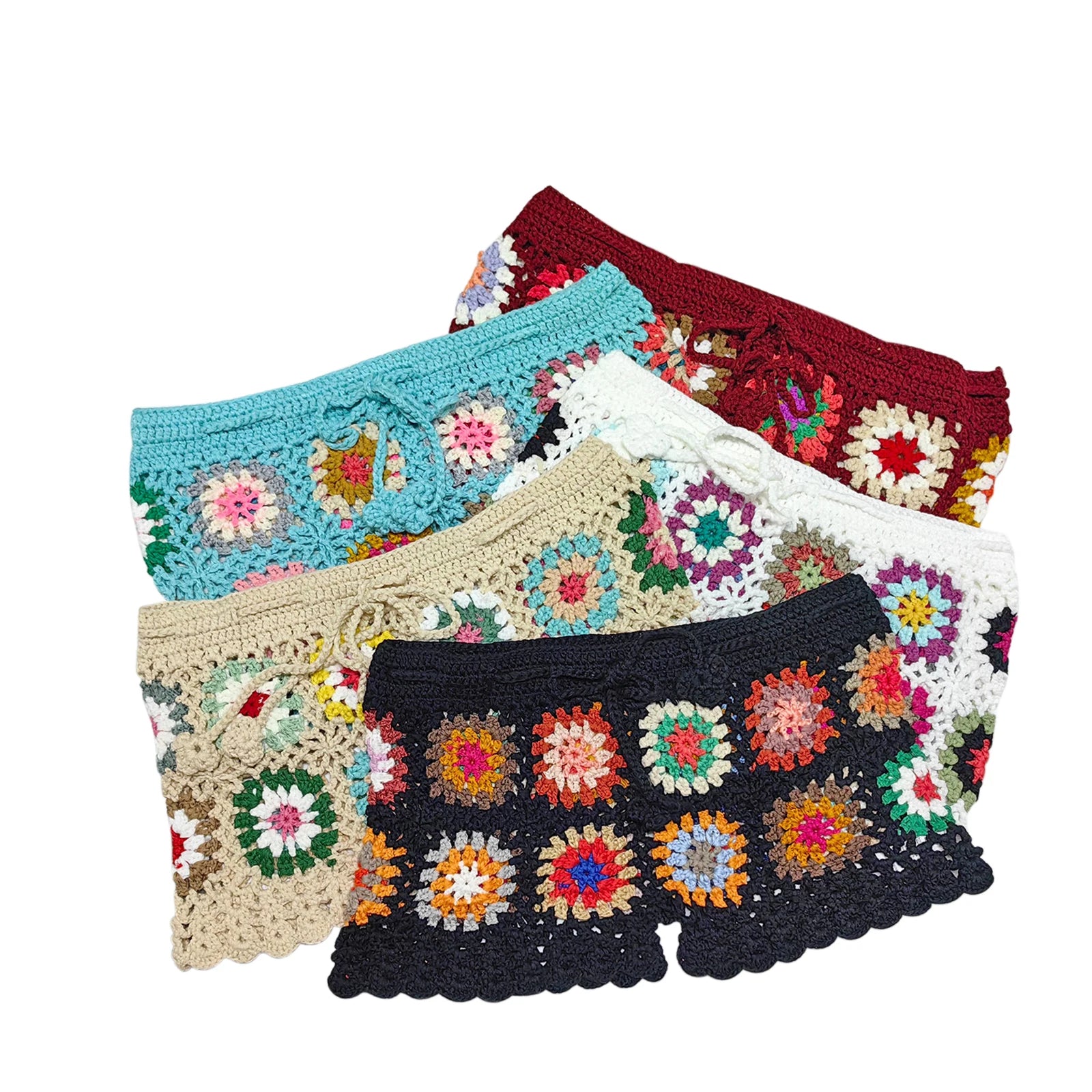 Crochet Beach Shorts Swimsuit - DreadLocos Shop