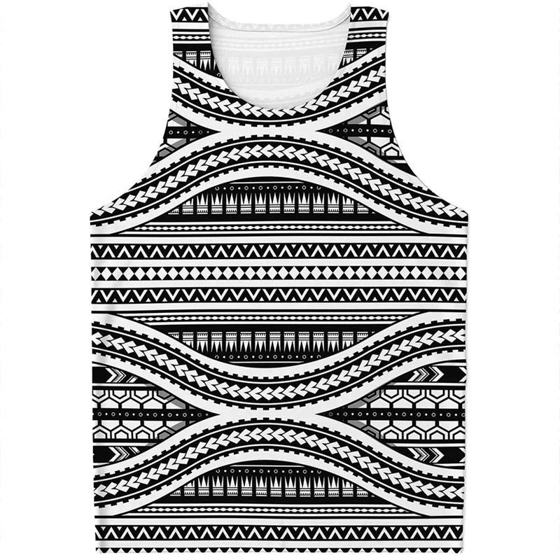 Polynesian Tribal Mens Tank Top