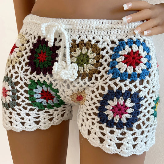 Crochet Beach Shorts Swimsuit - DreadLocos Shop